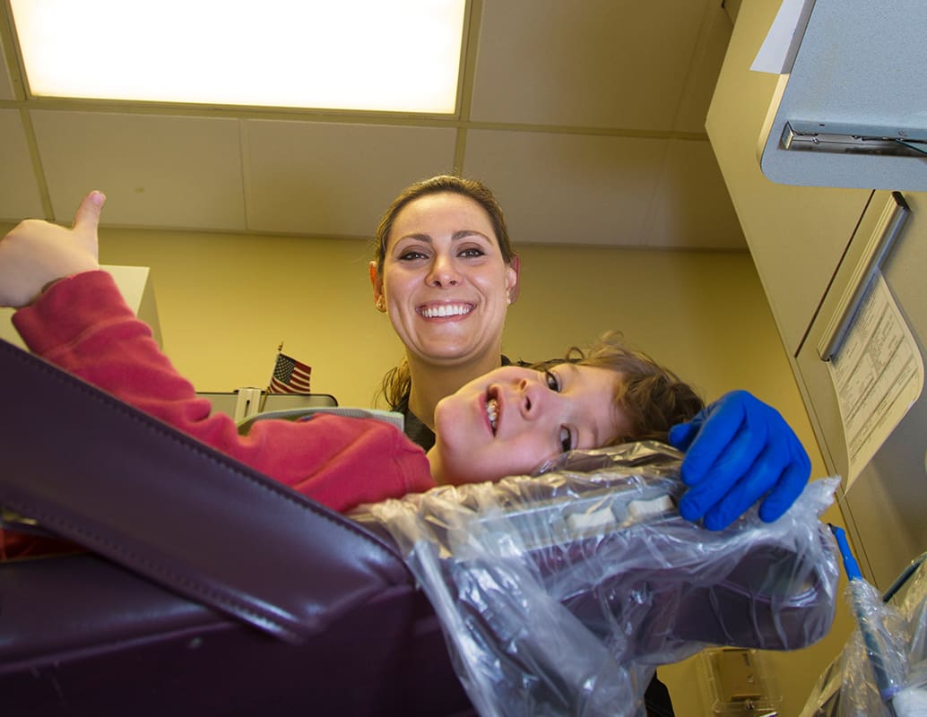 Dr. Kate with a Patient Dr. Kate with a Patient
